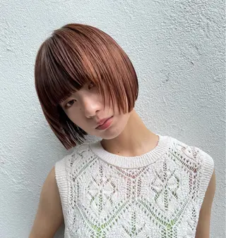 ショート mee.表参道所属・ボブ/ショート /パーマ/shinのヘアスタイル