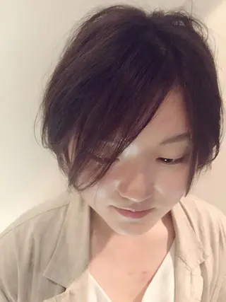 ショート ✨白髪ぼかし 🍀MINAKO☆のヘアスタイル