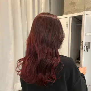 セミロング カラー 透明感カラー🪡🤍 nanao🤍🪡のヘアスタイル