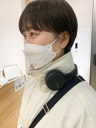 ショート カラー ヘアアレンジ 🌿ニュアンスパーマ /ショート淳平のヘアスタイル