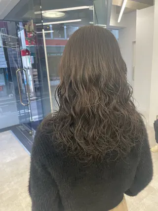 ロング カラー パーマ ヘアアレンジ 【Sweep】おじま のぞみのヘアスタイル