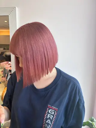 ミディアム カラー 💙ルル💙 ハイトーン/レイヤーのヘアスタイル