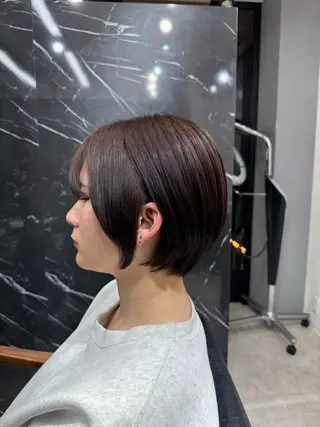 ショート JIN|乾かしただけ 美髪矯正本格髪質改善のヘアスタイル