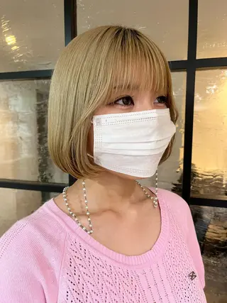 ミディアム 木戸 愛美のヘアスタイル