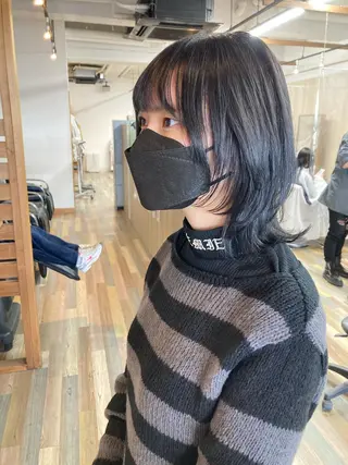 ミディアム カラー ✂️似合わせの魔術師 石田一樹✂️のヘアスタイル