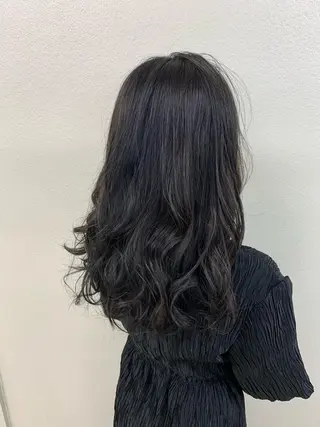 ミディアム カラー ⛄️冬の透明感 カラー⛄️大西のヘアスタイル