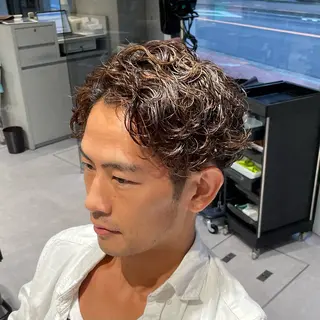 パーマ メンズ lucy.所属・🏝🌞メンズ人気 平澤日向🌞🏝のヘアスタイル
