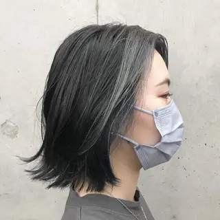 ミディアム カラー ✂︎ウルフ・ショート ✂︎MIKUNIのヘアスタイル