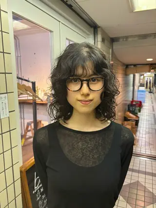 ミディアム パーマ kaito パーマ募集🌀😵‍のヘアスタイル