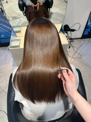 セミロング パーマ 🫧美髪縮毛矯正🫧 Haruのヘアスタイル