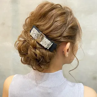 ロング まつパ・ヘアセット ♡Chinami♡のマツエク・マツパデザイン