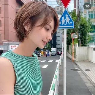 ショート LOREN 自由が丘所属・🩵藤間 妃南🩵のヘアスタイル