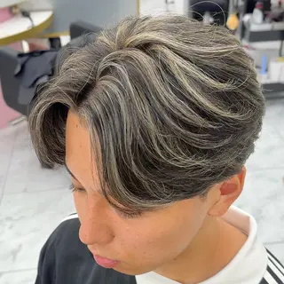 カラー メンズ メンズカット ‪‪/メッシュのヘアスタイル