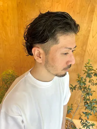 ミディアム メンズ LINOA/ イツキ/メンズパーマのヘアスタイル