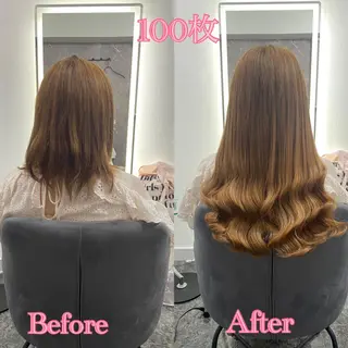 ショート シールエクステ ♡SAORI♡のヘアスタイル