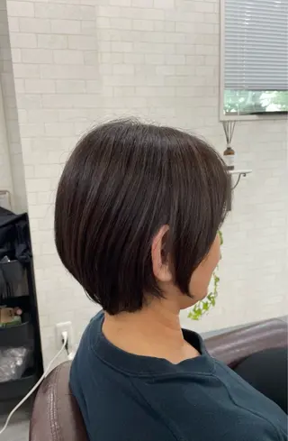 ショート カラー 縮毛矯正・髪質改善個室型salon Cannaつくばみどりの美容室【カンナ】所属・Canna honokaのヘアスタイル