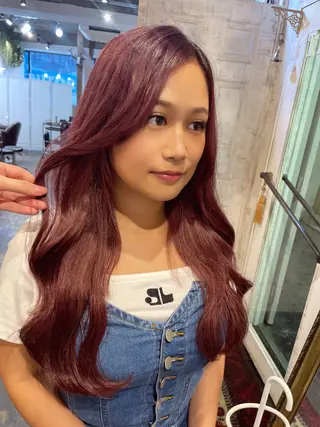 ロング beauty studio M.O.D TOKYO所属・MAMI /暖色カラーのヘアスタイル