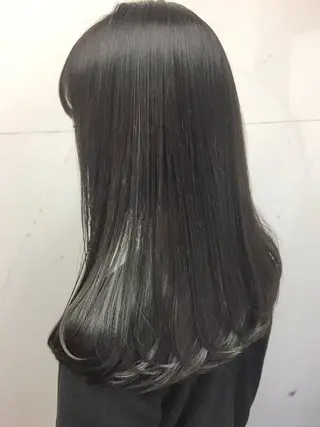 ロング カラー goshima nagisaのヘアスタイル