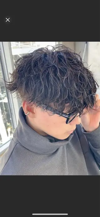 カラー メンズパーマ/名駅 /kyogo🦔のヘアスタイル