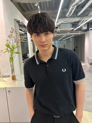 メンズ 横浜メンズ 特化タナカリョウのヘアスタイル