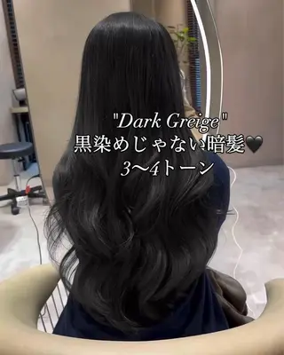 セミロング 韓国ヘア/ベージュ カラー/髪質改善/涼のヘアスタイル