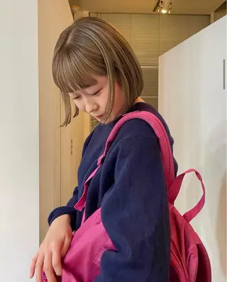 ショート カラー chiharu ボブ/レイヤーのヘアスタイル