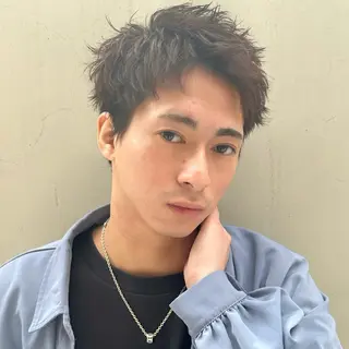 カラー メンズ 吉川 鉄渉のヘアスタイル