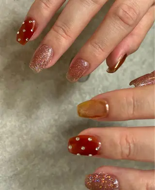 ネイル troja所属・hi nanaのネイルデザイン