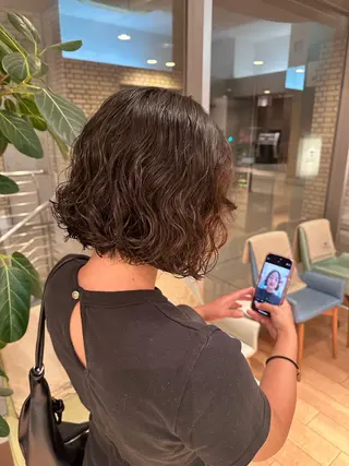 ショート パーマ tricca daikanyama所属・hinako 🍒のヘアスタイル