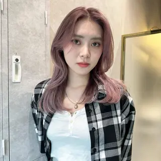 ロング カラー 透明感/レイヤー カット🎀Maco.のヘアスタイル