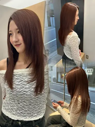 ロング 渋谷 OXY所属・艶髪ケア特化♦️ ありさのヘアスタイル