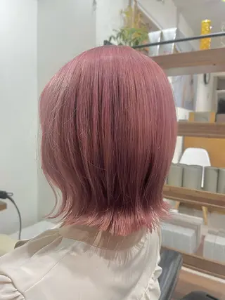 ミディアム カラー ✨🎨ブリーチなし 透明感カラー✨美友のヘアスタイル