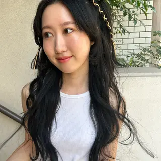 ロング ヘアアレンジ 飯塚 沙衣のヘアスタイル