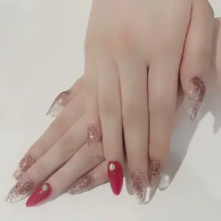 ロング ネイル RIONnail(リオンネイル)所属・RIONnail Yurikaのネイルデザイン