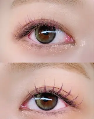 マツエク・マツパ S+アサクサ束感 外国人風パリジエンヌのマツエク・マツパデザイン