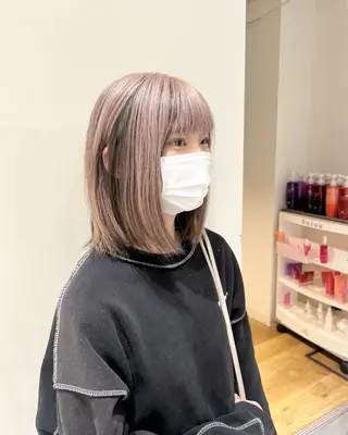 ミディアム ai 梅田/暖色カラーのヘアスタイル