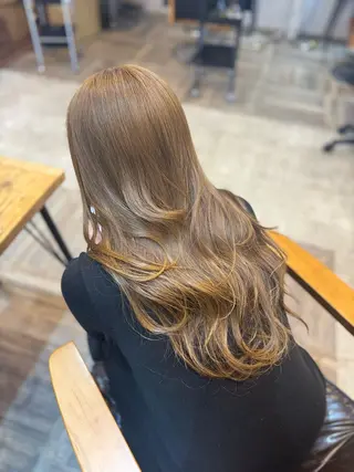 ロング カラー ヘアアレンジ 🍀 鎌田 和希のヘアスタイル