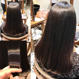 ロング カラー ヘアアレンジ SALOWIN銀座VORT所属・小林 佳祐のヘアスタイル