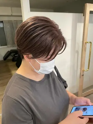 ショート 大迫 江梨のヘアスタイル