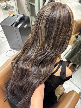 カラー ブリーチෆ‪髪質改善 🎀ོ白岩亜実🎀ོのヘアスタイル