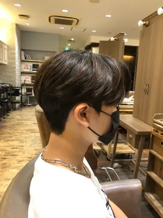 パーマ メンズ 韓国メンズヘア シンユウのヘアスタイル