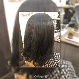 ミディアム カラー 💫髪質改善矯正 MIHO💫のヘアスタイル