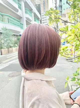 ショート カラー LEB所属・下河 宗太のヘアスタイル