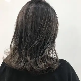 ミディアム カラー ヘアアレンジ キッズ カラー特化サロン Eir心斎橋のヘアスタイル