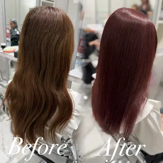 セミロング 韓国スタイル🇰🇷 児島葉月のヘアスタイル