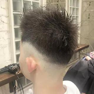 ショート メンズ Hair make ONE  008所属・メンズ/フェード/ バーバー/盛山大地のヘアスタイル