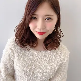 セミロング カラー ヘアアレンジ 女性が憧れる ショート/角田愛和のヘアスタイル