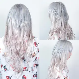 ロング カラー 今泉 周のヘアスタイル