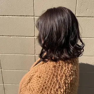 ミディアム カラー しのはら まどかのヘアスタイル