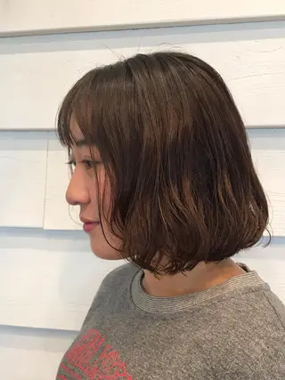 ショート パーマ sand&rose所属・逗子、パーマスタイル ナオイカイラのヘアスタイル